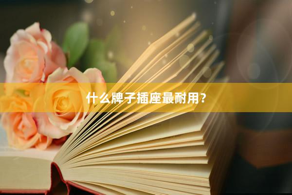 什么牌子插座最耐用？